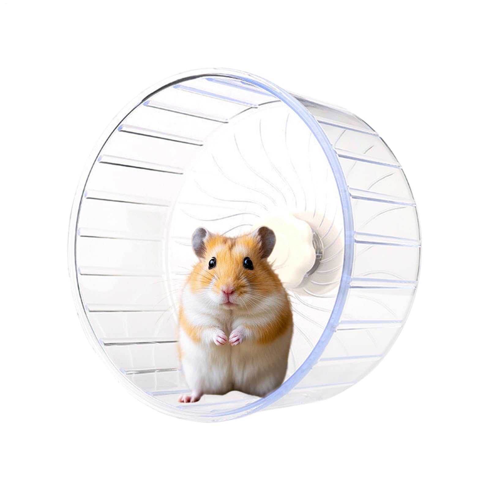 Ruota da corsa per criceti - Spinner silenzioso a doppio cuscinetto da 14 x 14 cm | Design con di lunga durata, ruota per esercizi per criceti e gerbi, per A