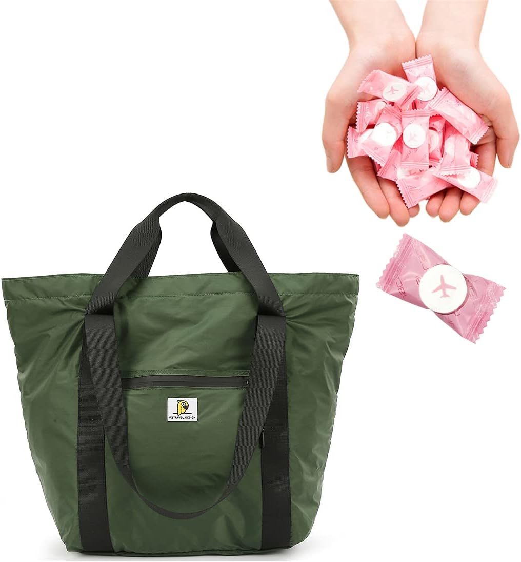 VanFn Disposable Towel and Duffle Bags, Foldable Travel Totes Duffel Bag, Lightweight Gym Bags, Outdoor Weekend Bag, Luggage Duffle Backpack, Sports Shoulder Handbag for Men & Women