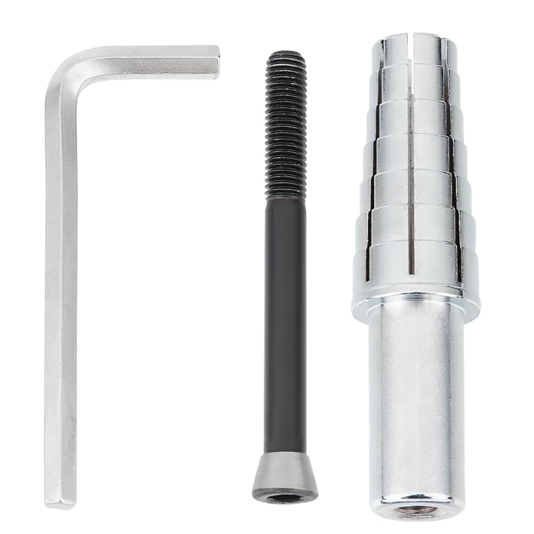 GVSS Mandrino per anelli estensibile 16,7-24 mm, estensore ad anello con chiave a brugola,Spalmatore per anello,Mandrino ad anello espandibile,Strumento robusto per tornitura e produzione di gioielli