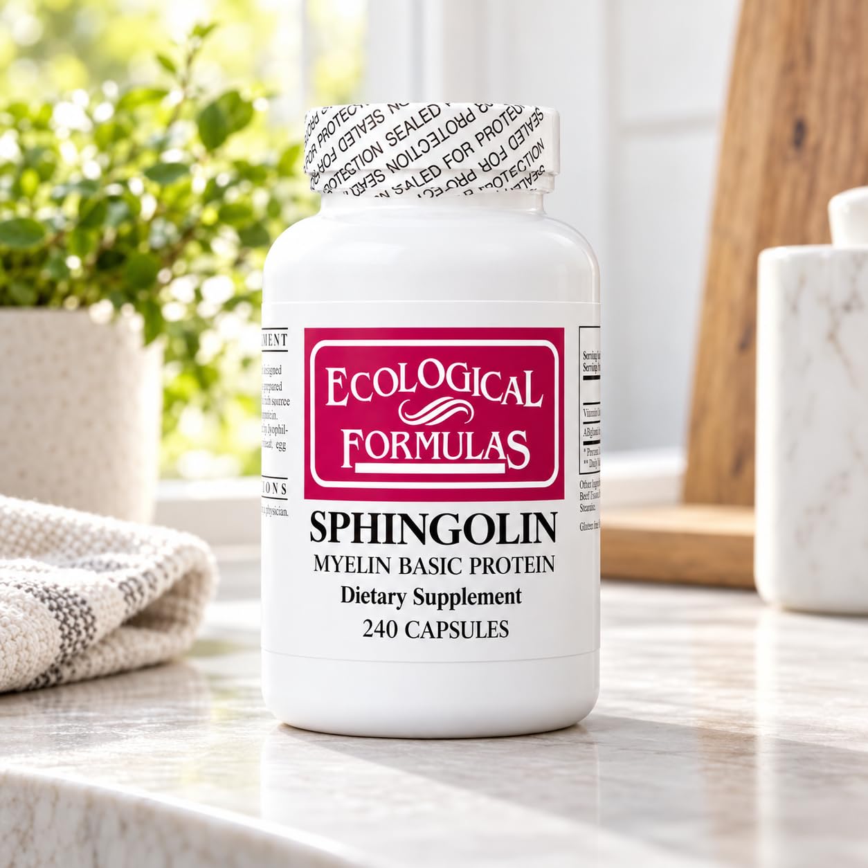 Ecological Formulas - Sphingolin 200 mg 240 caps [Health and Beauty] — Amazon image 5