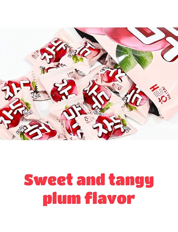 Dulces coreanos sabor ciruela 130g pack x2 miniatura 4