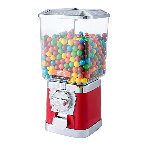 VEVOR Máquina de chicles para niños, máquina expendedora de dulces caseros de 17 pulgadas de alto, dispensador de chicles de PC, máquina de chicle