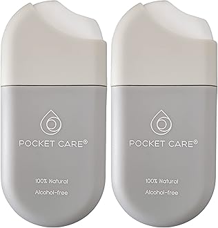 POCKET CARE2 Pack Verbena Scented Hand sanitizer Spray 15 ml - Spray for Hands | Organic Moisturizing Spray | Travel Size - Travel Accessories | 100% natural (Lemon Verbena)
