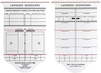 Smitty ACS-539 Reusable Lacrosse Game Card for NFHS NCAA Officials - Official's Choice