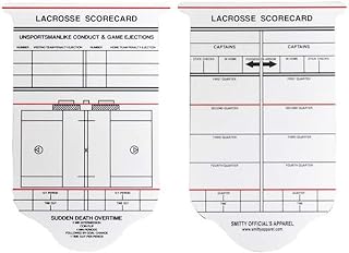 Smitty ACS-539 Reusable Lacrosse Game Card for NFHS NCAA Officials - Official's Choice