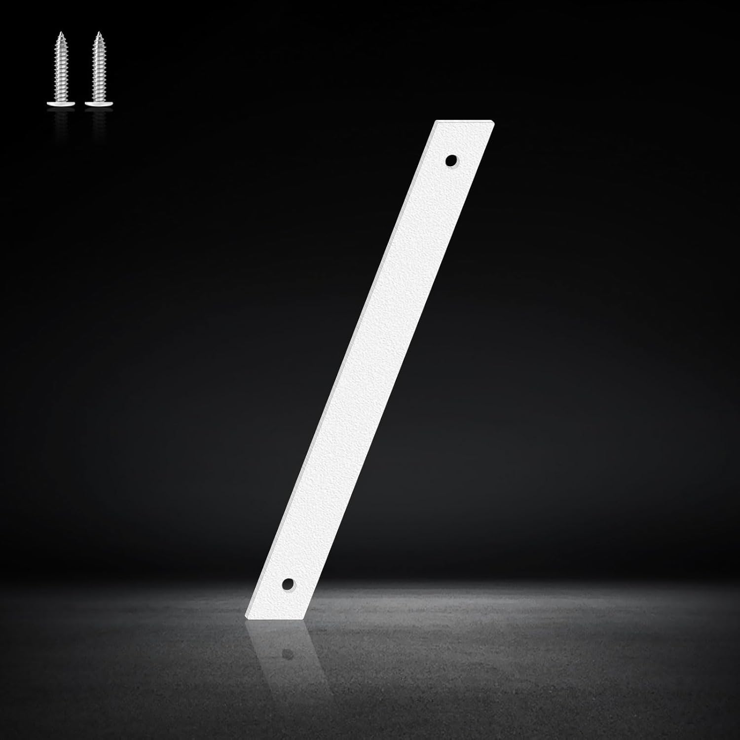 20 Inch White Metal House Numbers and Letters, Garden Door Mailbox Decor Numbers With Nail Kit, Modern Address House Numbers, Applicable to Apartments Houses Streets Outdoor Signs(/)