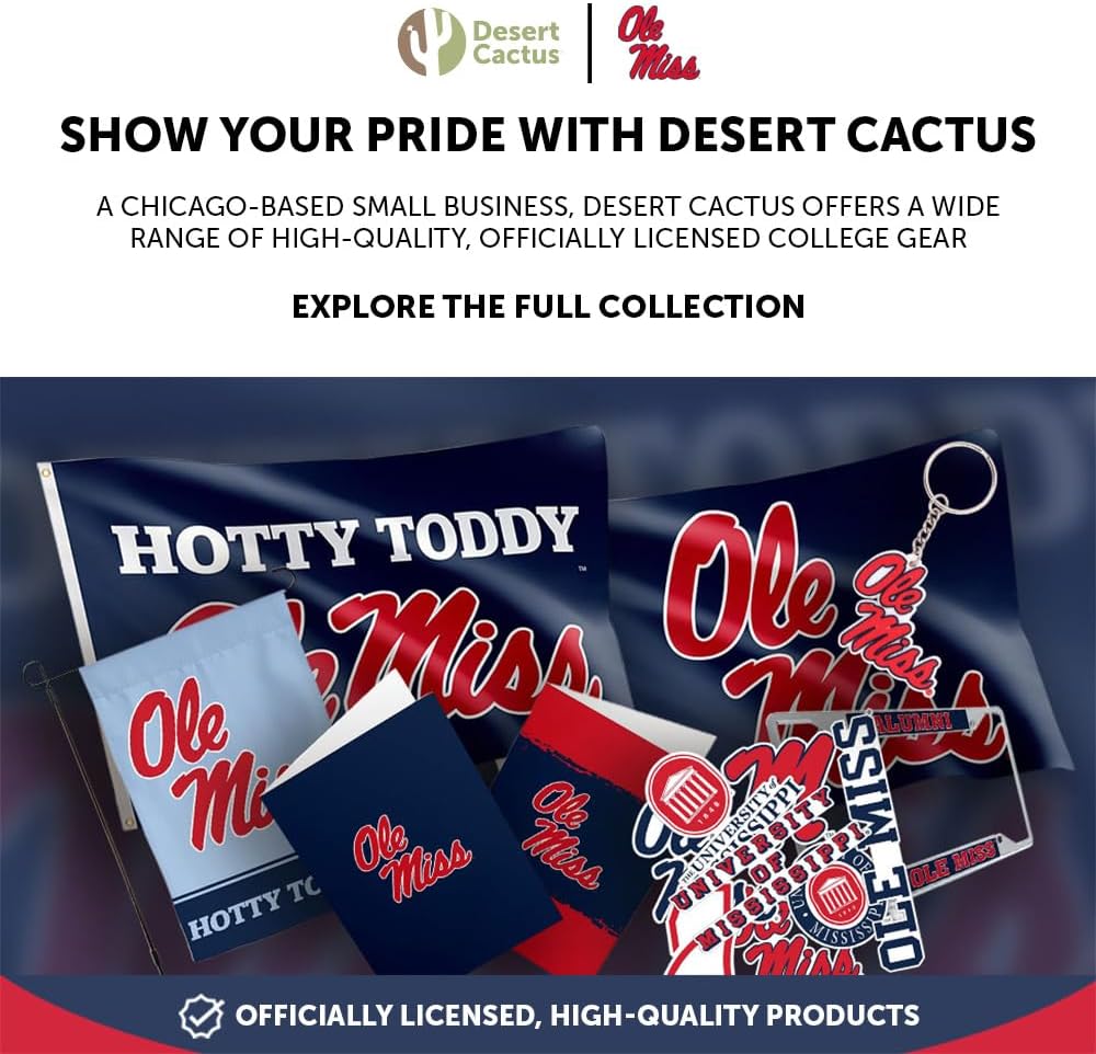 Desert Cactus Ole Miss Snapback Hat – BreezePro Performance Baseball Cap with Adjustable Strap Designed for Rebels Fans (BP2) - Image 5