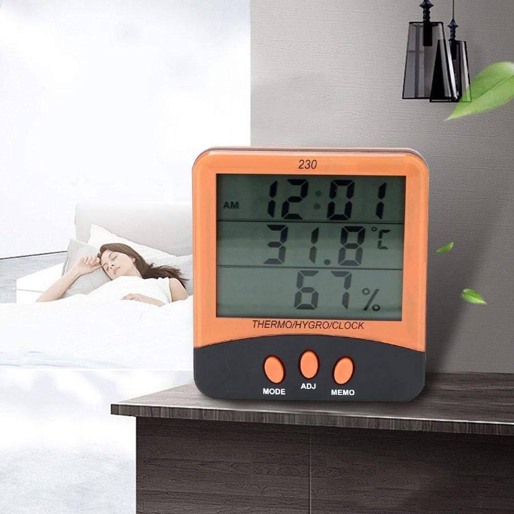 PNAWLLCF-65 cyfrowy higrometr wewnętrzny zewnętrzny termometr miernik temperatury i wilgotności z podświetleniem wyświetlacz LCD miernik wilgotności