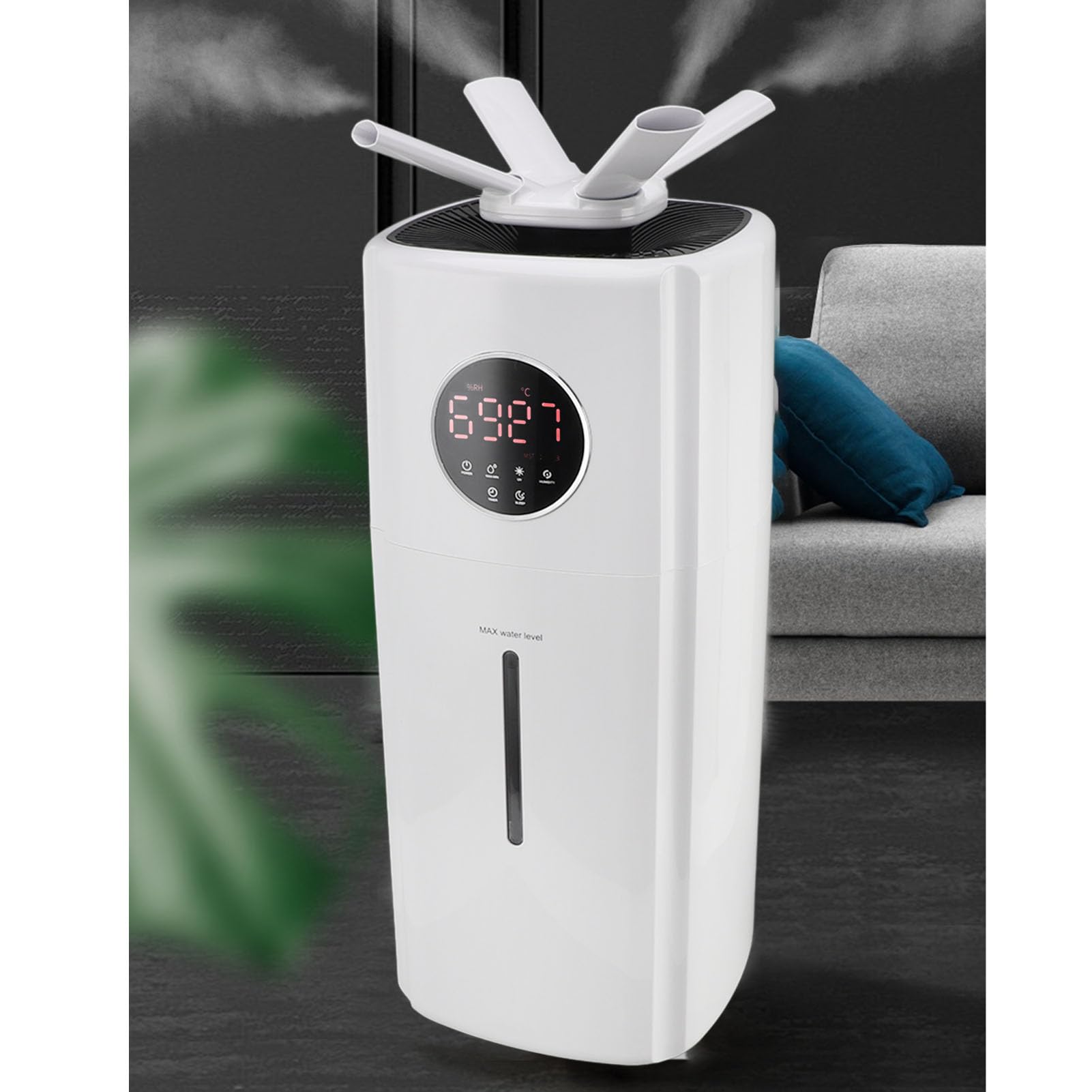 Umidificatore Per Grandi Ambienti 21L - Nebbia 2000ml/h Per Casa E Ufficio 100-220V