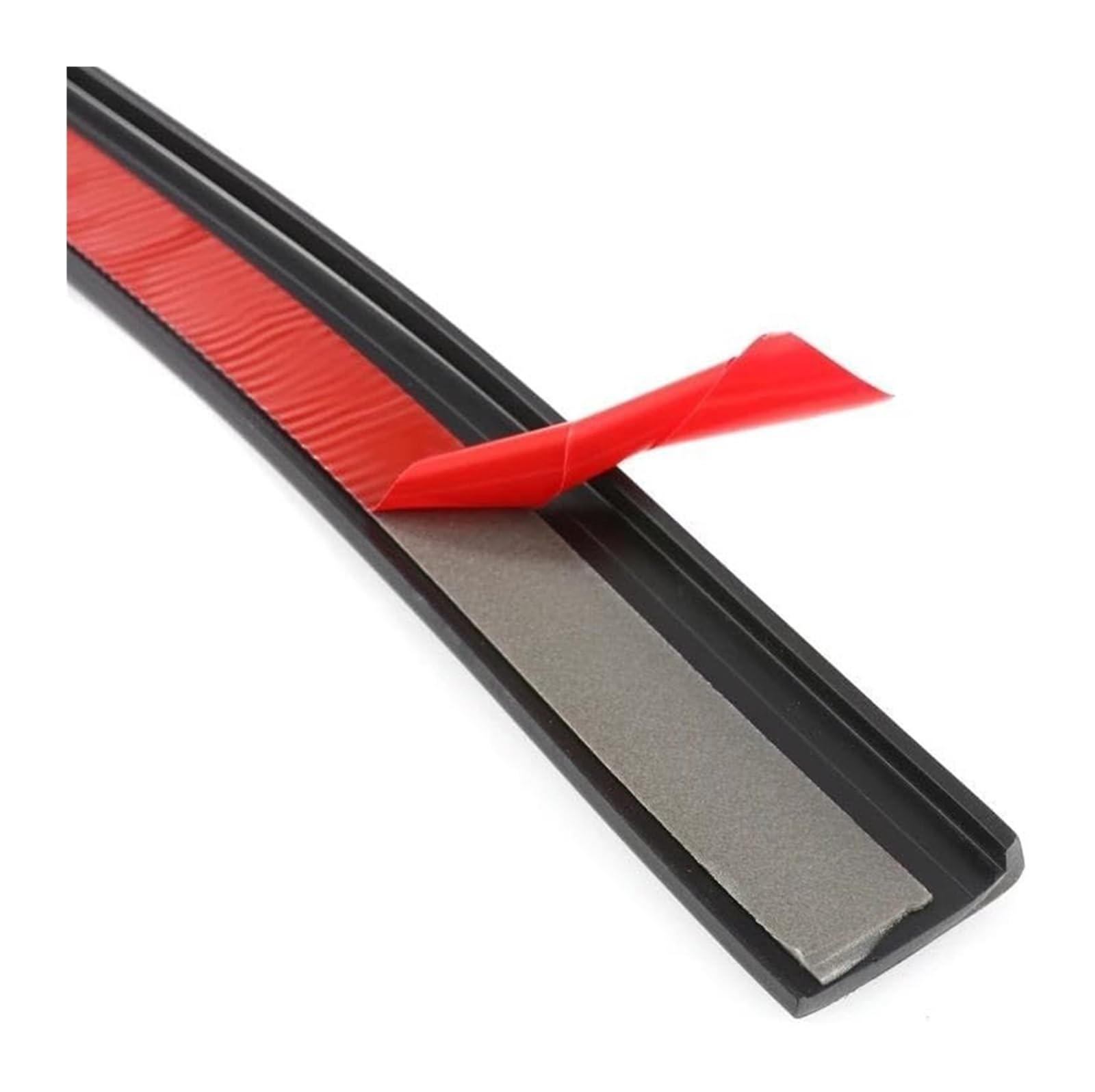 Bande Protection d'arc 1.5M Garde-Boue Voiture Évasements Roue en Caoutchouc Universelle Autocollant À Sourcils Garniture Anti-Collision Sourcil Roue Voiture(Carbon Fiber 55mm)