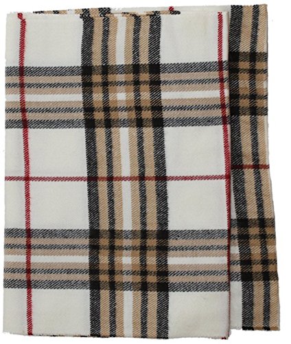Classic Cashmere Feel Winter Scarf in Rich Plaids3