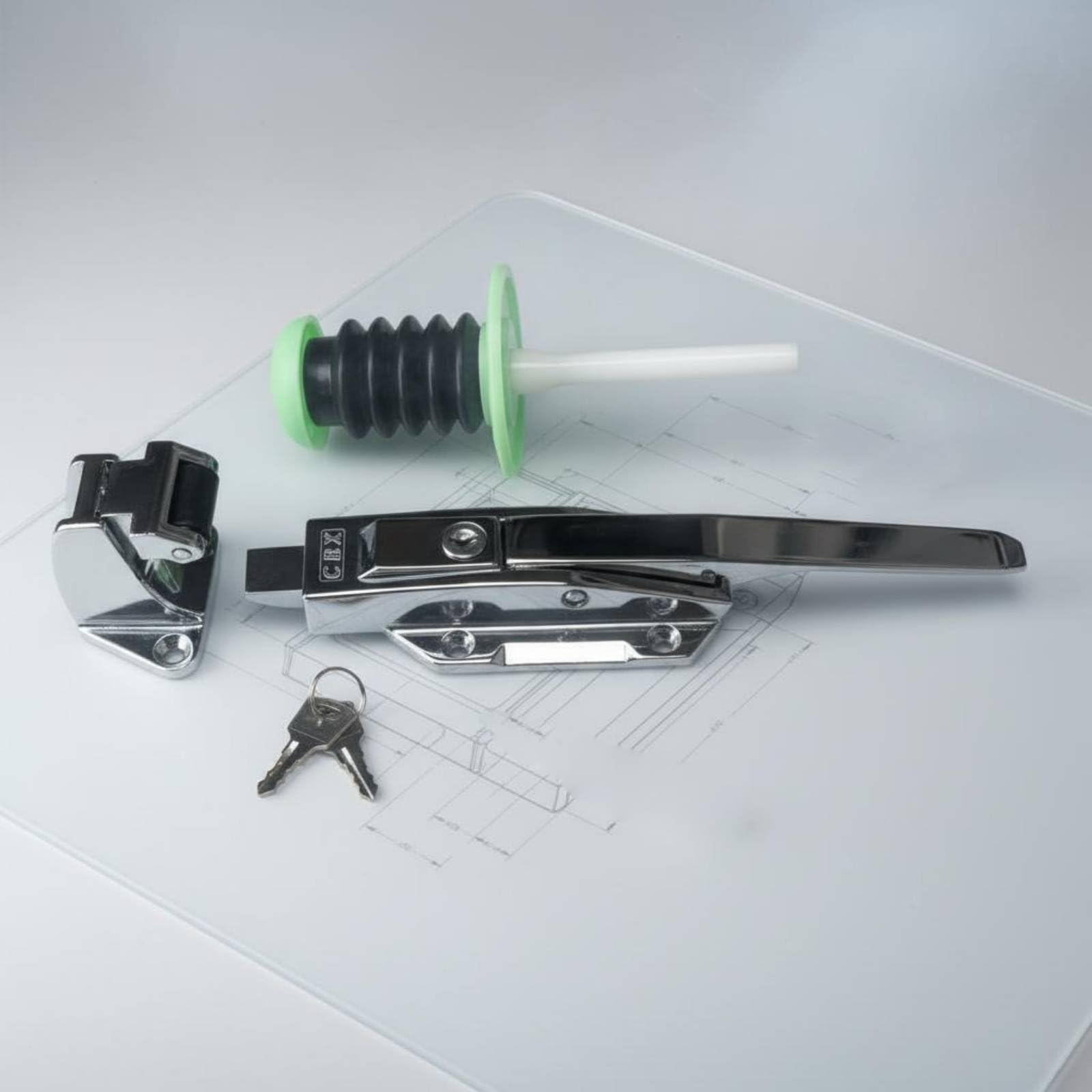 Serratura Frigo Serratura Latch Maniglia, style to 2