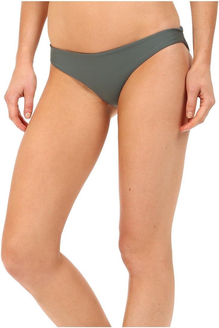 MIKOH Swimwear Women's Zuma Full Coverage Bottom, Army, XL (US 12+)