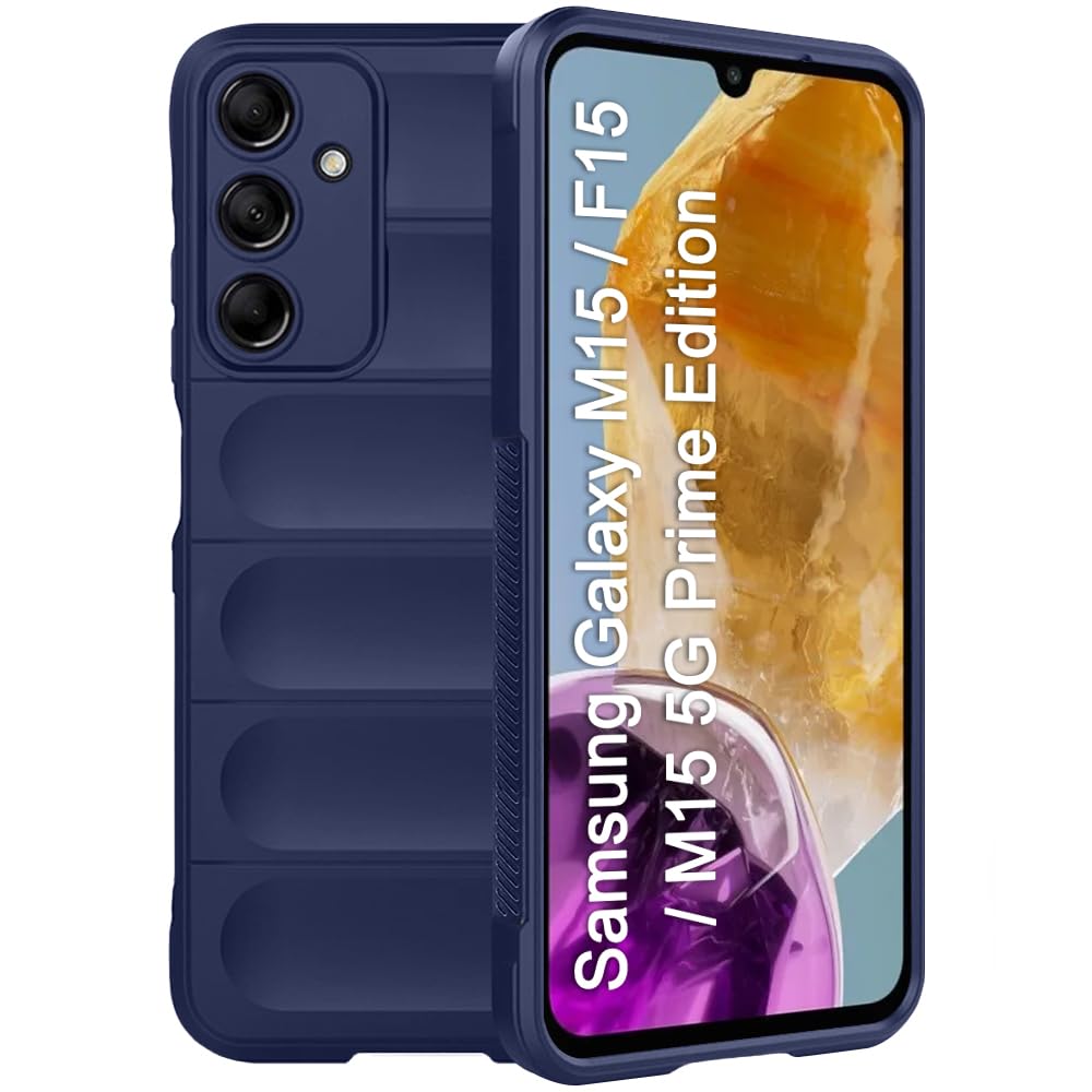 TheGiftKart Liquid Silicon Back Cover Case for Samsung Galaxy M15 / F15 / M15 5G Prime Edition | Shockproof Military Grade Protection | Micro-Fibre Cloth On Inner Side | Anti-Slip Grip (TPU, Blue) (B0CZS3XC4M) Amazon Price History, Amazon Price Tracker