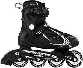 Patins Traxart Faster Preto - 80mm ABEC-5