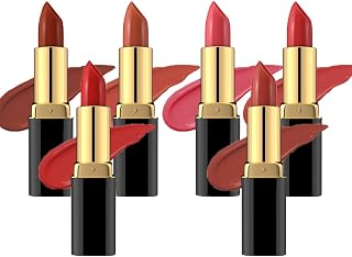 Liyen Meiwo Lipstick, Hankey Flame Charm Lipstick, Liyen Lipstick, Fiery Enchantment Lip Balm, Moisturizing Long-Lasting Waterproof Red Velvet Lipstick (6Pcs)