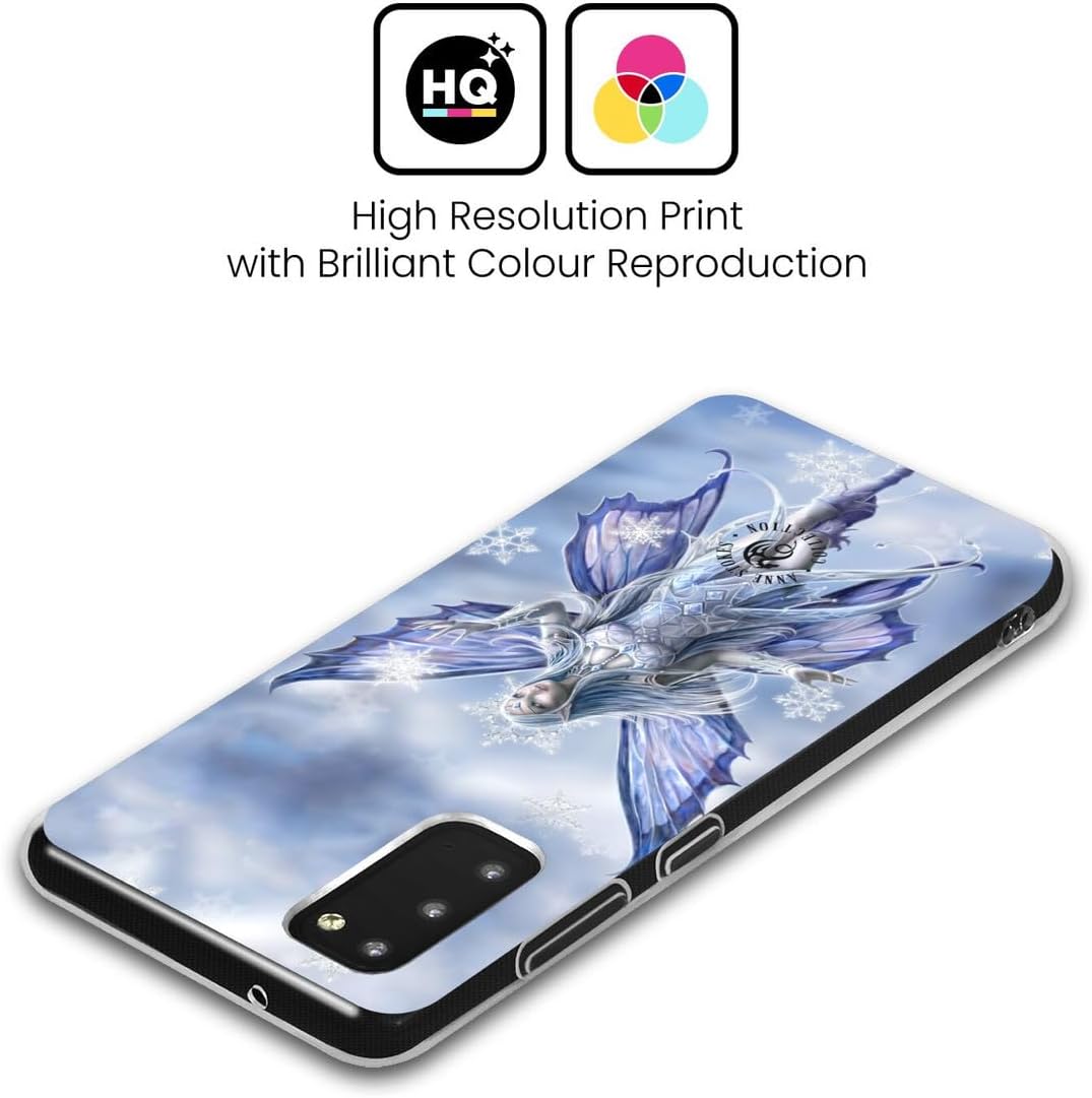 Head Case Designs Officially Licensed Anne Stokes Snow Fairy Yule Gel Case [Military Grade Protection] Compatible with Samsung Galaxy M30s (2019)/M21 (2020)