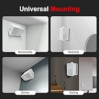 Vista 4 de STUDIOFINIX Altavoces Bluetooth al Aire Libre de 3.5 Pulgadas Impermeables con Cable, Altavoces de Pared de 3 Vías de 200W de Calidad Premium, Ideal