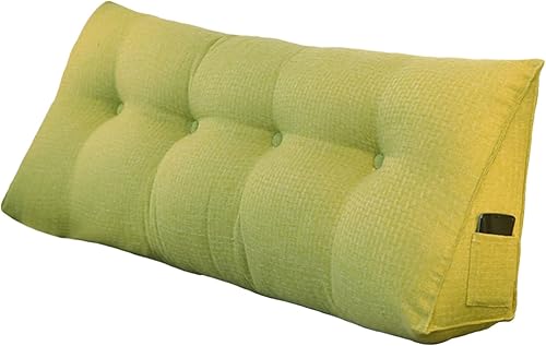 Almohada triangular de cuña tamaño Queen, almohadas de lectura para sentarse en la cama, sofá, cojín de soporte de espalda, almohadas lumbares con