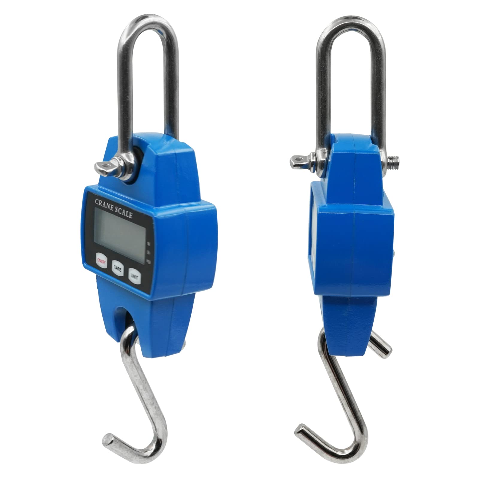 Bilancia Professionale 300kg Mini Scala Appendere Portatile con Gancio Gru Elettronica Resistente
