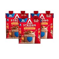 Vista 14 de Atkins Strong High Protein Shake, Milk Chocolate Flavored, 30g Protein, Low Carb and Low Sugar Shake, Keto Friendly, Gluten Free Ready to Drink