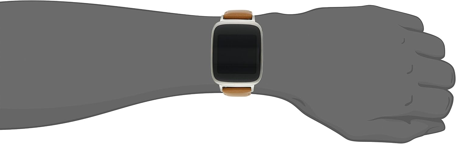 ASUS Smartwatch - Silver & Brown Leather