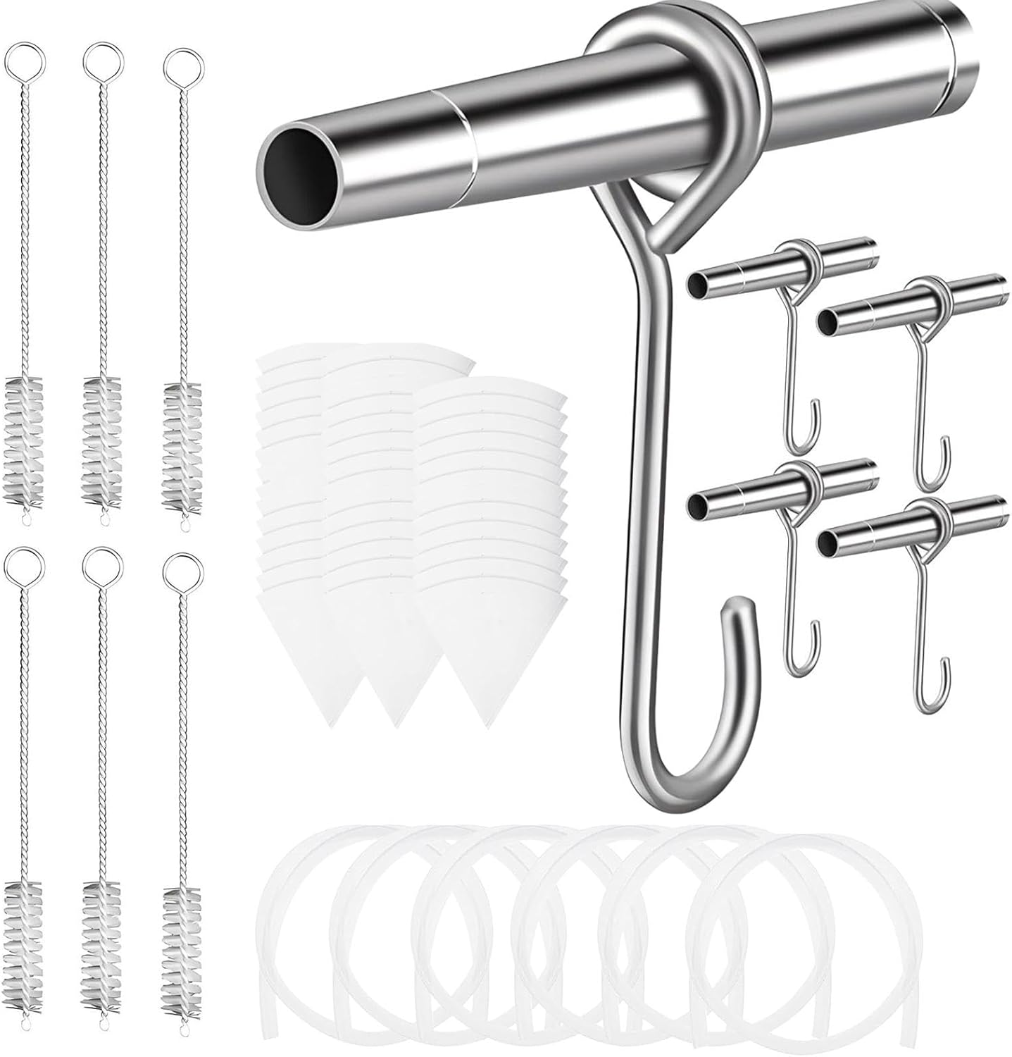 6X Maple Syrup Faucet and Hooks Set Reusable for Sap Collection Accessory