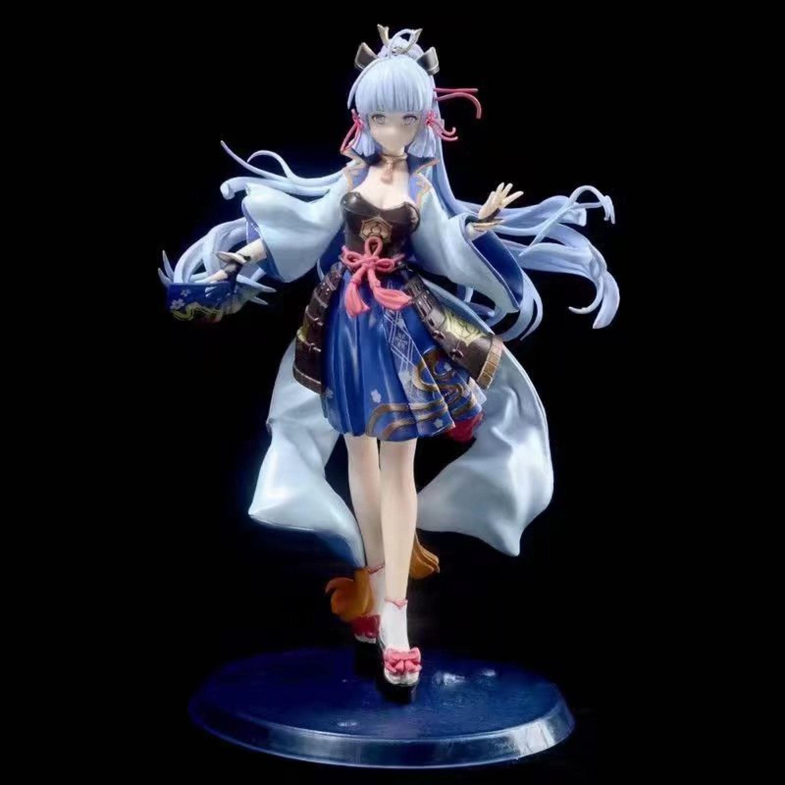NmomoytuGenshin Impact Figure Kamisato Ayaka Yae Miko Action Figures Beelzebul Statue Figurine Anime Game Collectible Model 25cm
