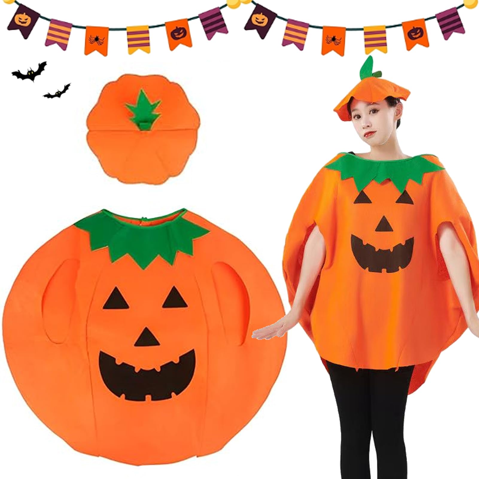 Disfraz Calabaza Adultos Disfraz De Calabaza Para Halloween Con Sombrero Lindo Di sfraces Cala baza Halloween Di sfraz De Cala baza De Hallo ween Para Fiesta De Temática Hallo ween Cosplay