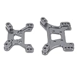 Dilwe RC Shock Tower Board, Front Rear Aluminium Alloy Shock Tower Board Compatible with 1/14 144001 124018 124019 RC Car()