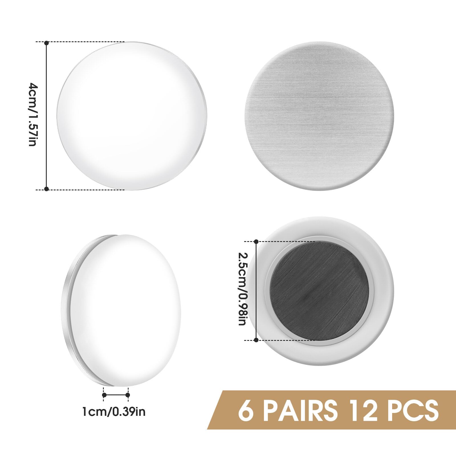 10 Calamite Pesi Per Tende Da Doccia - Ferma Tende Con Vento Forte