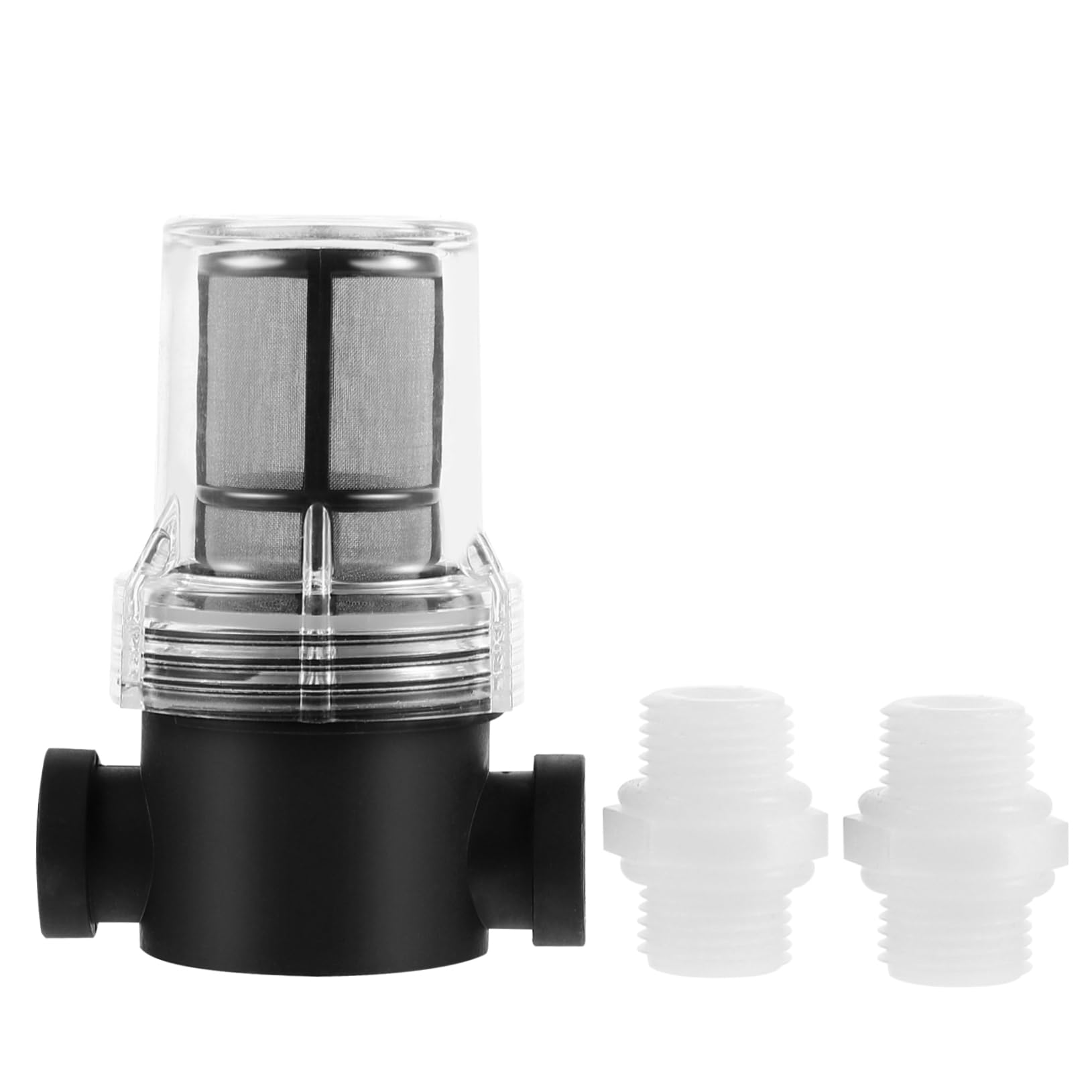 Hemobllo Inline Mesh Strainer with Mesh Screen for Water Pump Easy Install Pre-filter for Garden Hose to Protect Pressure Washer from Debris and Grit