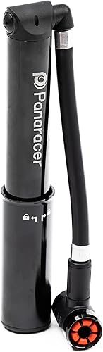 Panaracer BMP-23AEZ - Bomba portátil de un solo toque compatible con válvulas Presta y Schrader