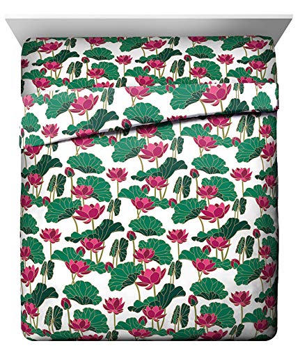 Jay Franco Disney Mulan Umbrella Queen Sheet Set - 4 Piece Set Super Soft and Cozy Kid’s Bedding -...