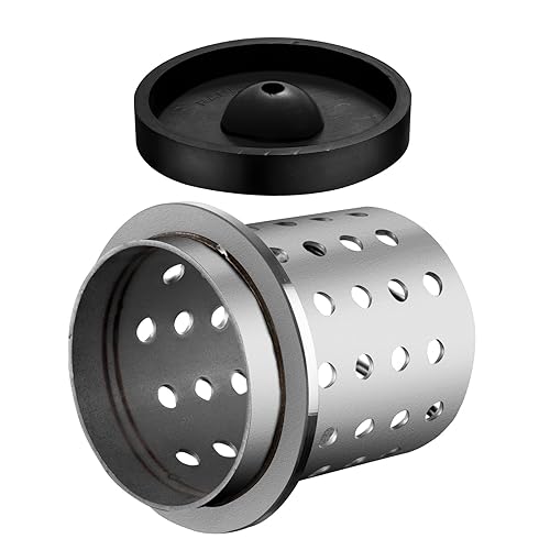 Vista 59 de DZQ Frasco de fundición perforada al vacío, acero inoxidable 304 con brida con base de bebedero de goma, varios tamaños para fundición de metal