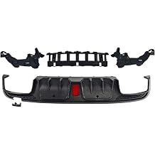 Car Rear Bumper Diffuser Lip for Mercedes-Benz C-Class W205 C63 C63S C43 for AMG 2015-2022 4 Doors Sedan Spitter TuningCarbon Fiber Look