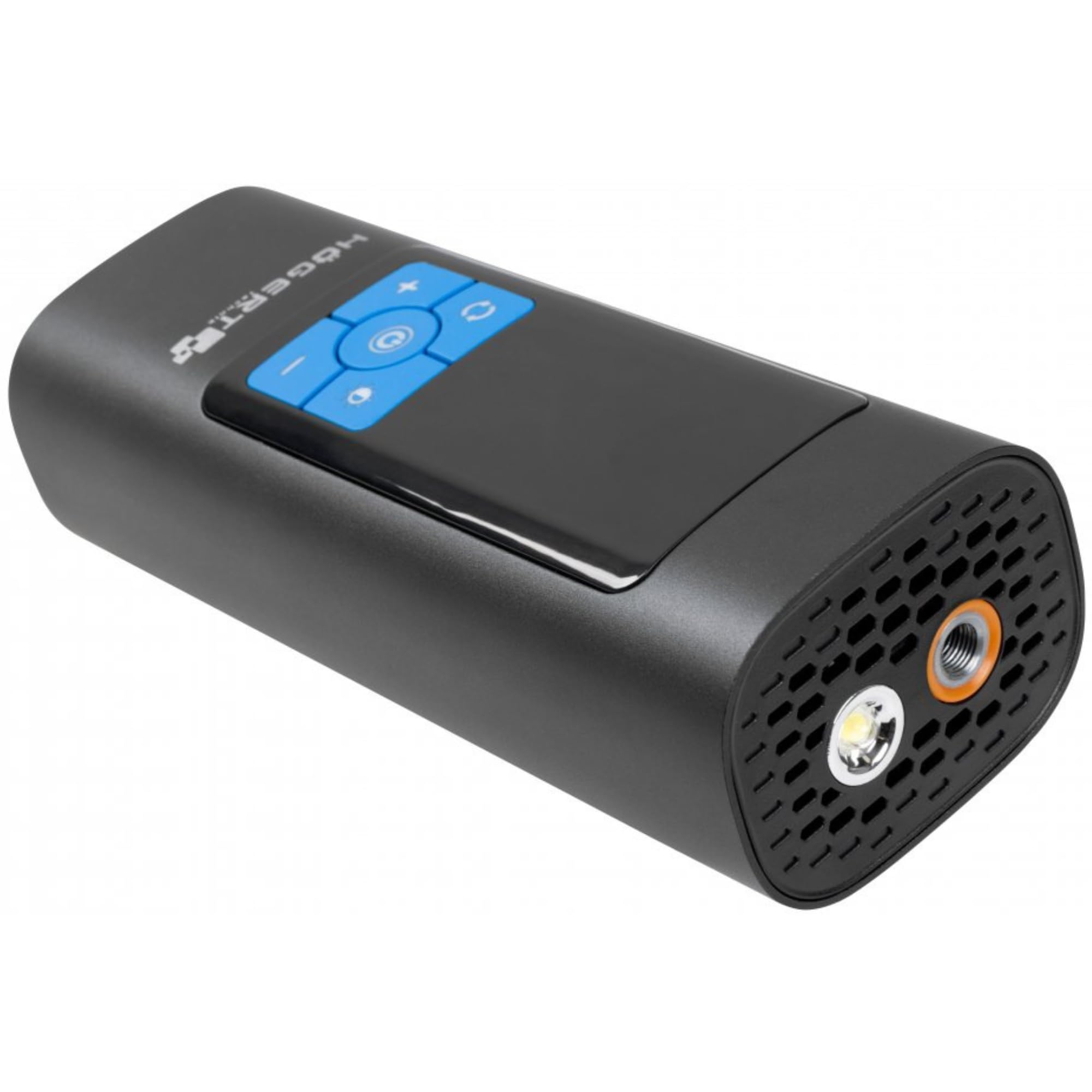 HÖGERT TECHNIK Przenośna akumulatorowa elektryczna pompka powietrza 145 PSI 3 w 1, mini kompresor z powerbankiem i światłem LED, mobilna sprężarka powietrza, pompka rowerowa, materac samochodowy