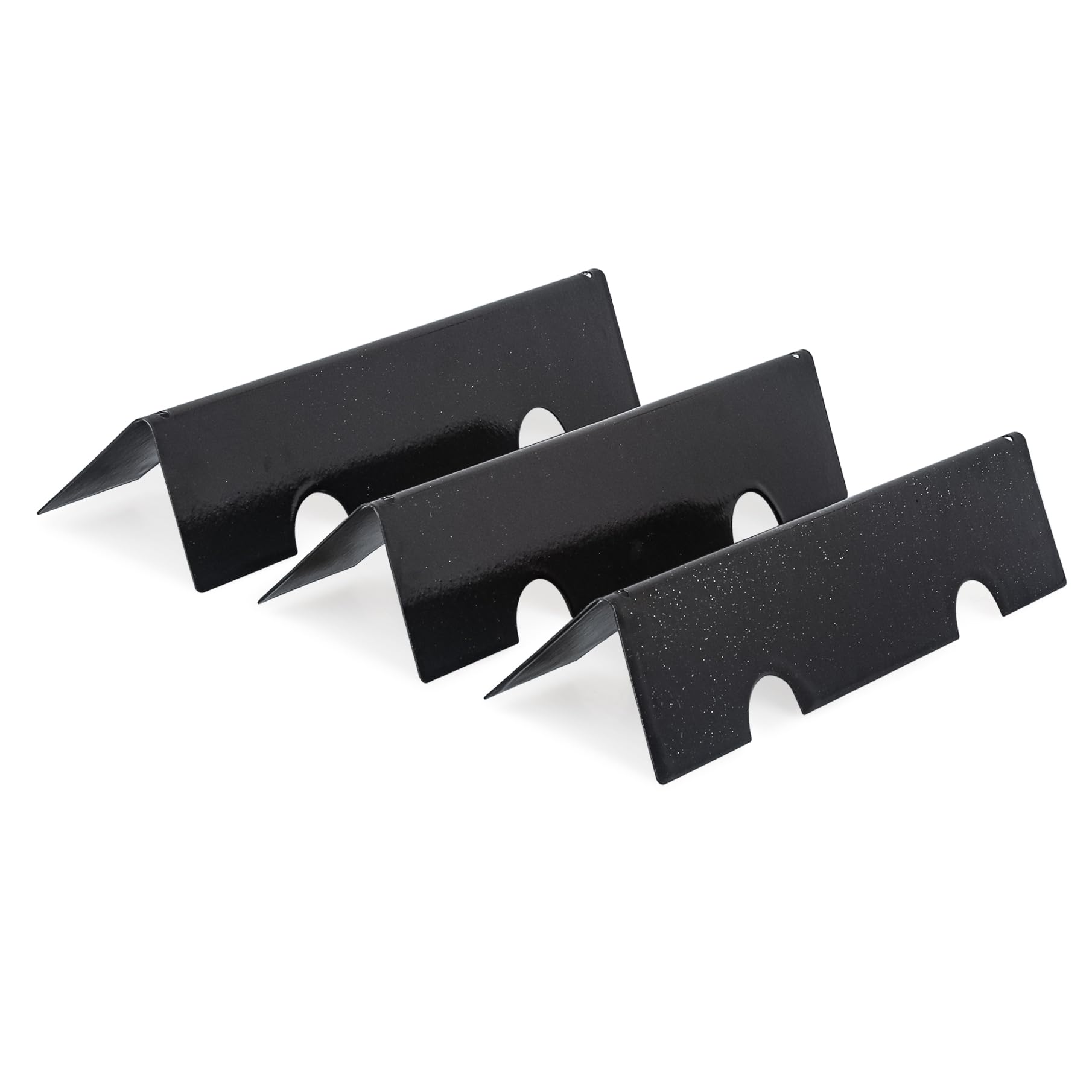 CANDANAReplacement 15.3 Inch 7635 Porcelain Steel Flavorizer Bars for Weber Spirit I & II 200 Series with Front Control, Spirit E210, S210, E220, S220, 7635 Shields Plate Flavor Bars, 3 Pack