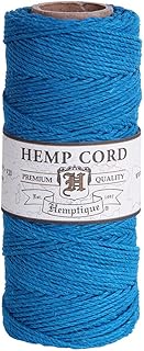 Hemptique HS20CO - TURQ - Cordel para jardinería, Color Azul