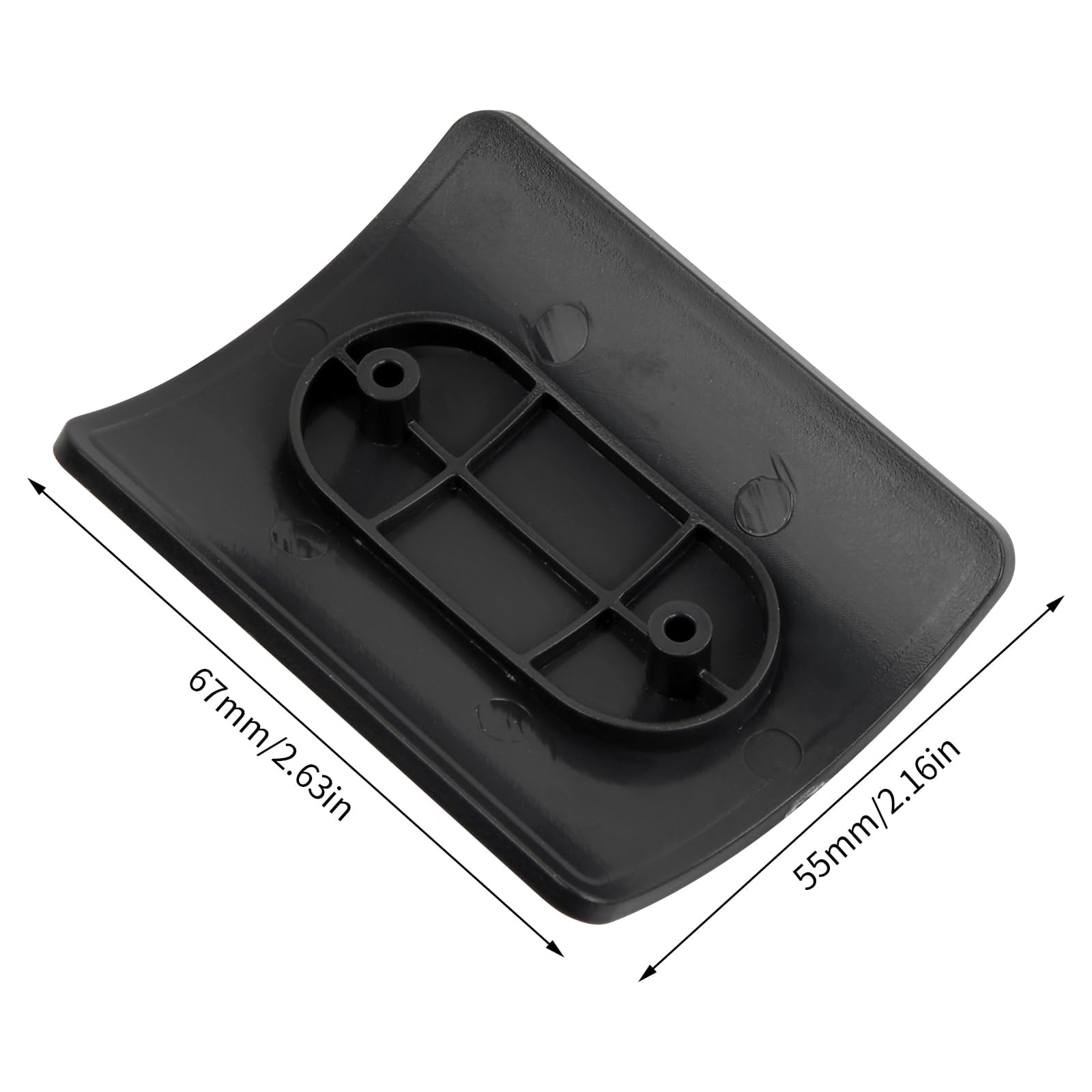 Portatarga per Monopattino Elettrico, Supporto per Targa Monopattino con Viti, Compatibile con M365 Pro 2