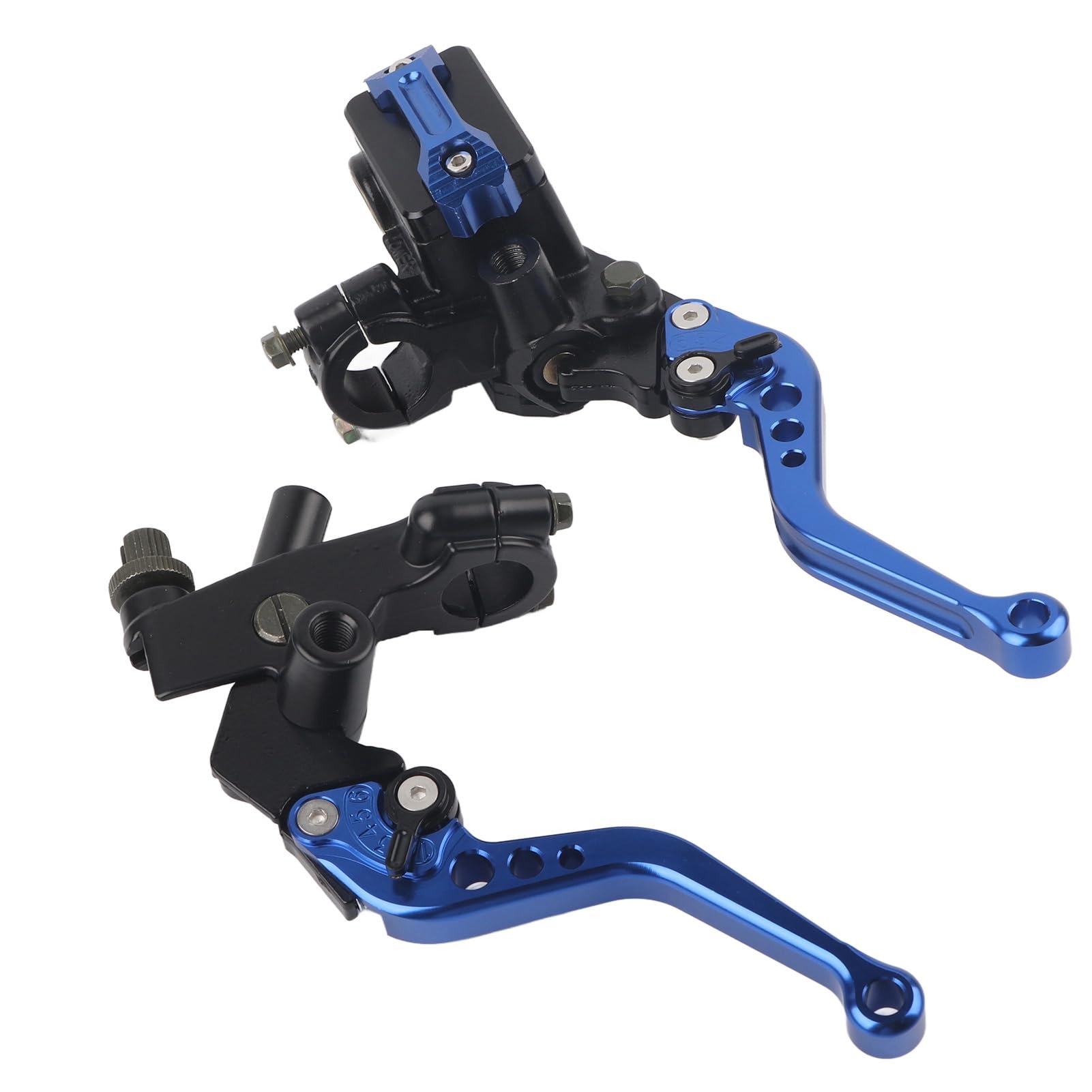 Leviers de réservoir de maître cylindre d'embrayage de frein de moto 1 paire 7/8 Inch(22mm) universel pour accessoire de voiture(Bleu) , Freins , Tambours de frein et accessoires