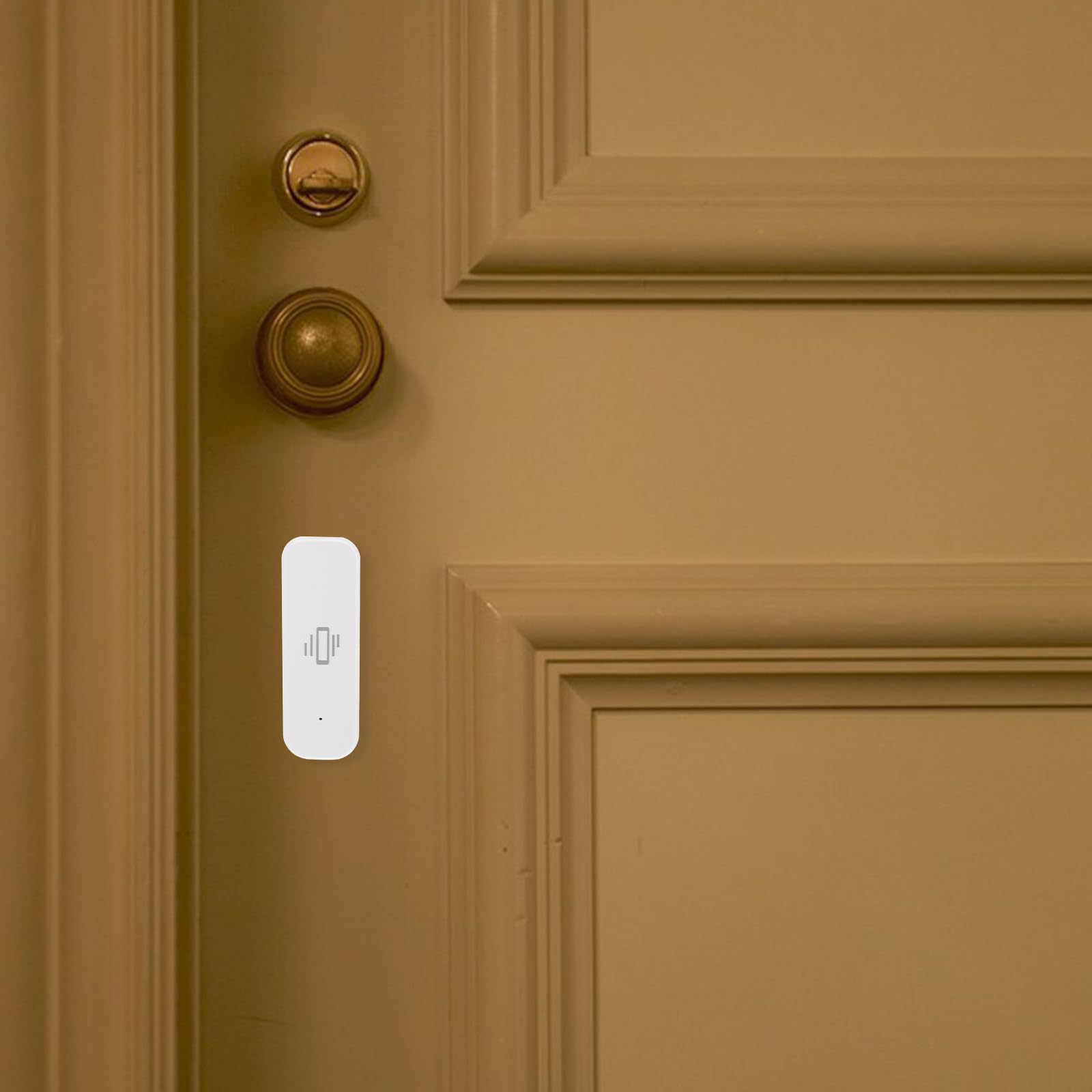 Zigbee Vibrationssensor für Tür Büro Präzise Vibrationserkennung Einfache Montage Echtzeitwarnung Kompatibel mit Smart Life Geräten