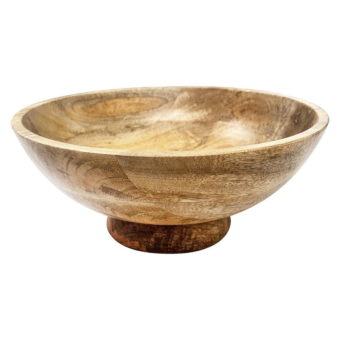Olympia Footed Bowl Mango Wood - 280x120mm