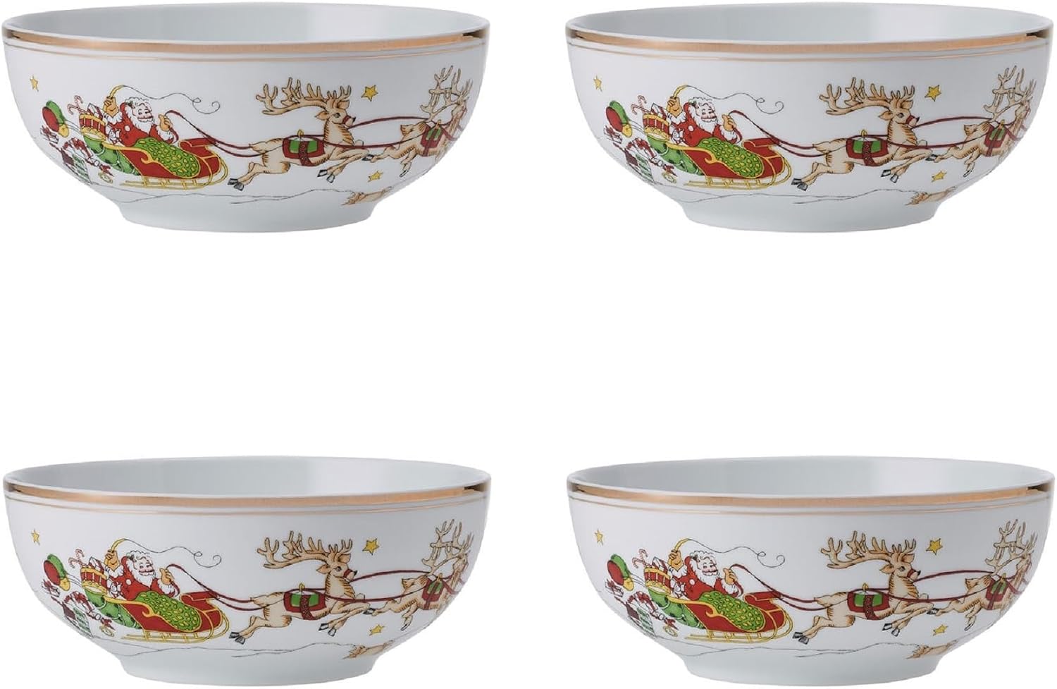 Fitz & Floyd St. Nicholas Cereal Bowl (Set of Four)