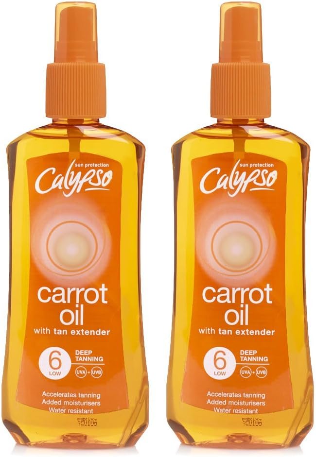 Calypso CARROT OIL Deep Tanning SPF 6 Low Spray 200ml (2) Amazon.co