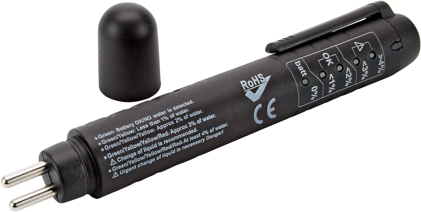 JEGS 80665 Brake Fluid Tester Includes: