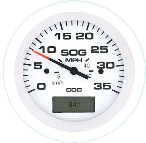 Sierra International 781-683-035P - Calibre ártico resistente a los arañazos, velocímetro GPS de 35 MPH, 3 pulgadas