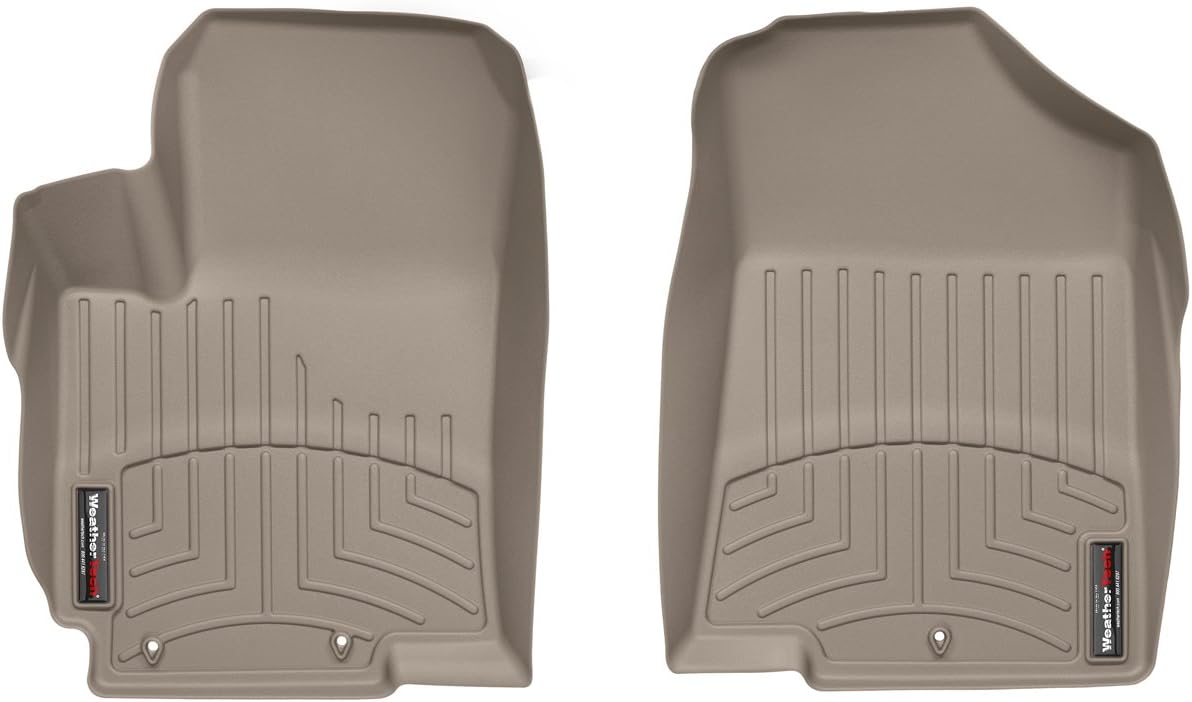 WeatherTech Custom Fit FloorLiners for Kia Rio, Rio, 1st Row (443951), Black