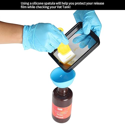 Miniatura 2 de Accesorios para impresora de resina 3D, 2 piezas, espátula de silicona para eliminación de resina de impresión 3D una herramienta de impresora 3D