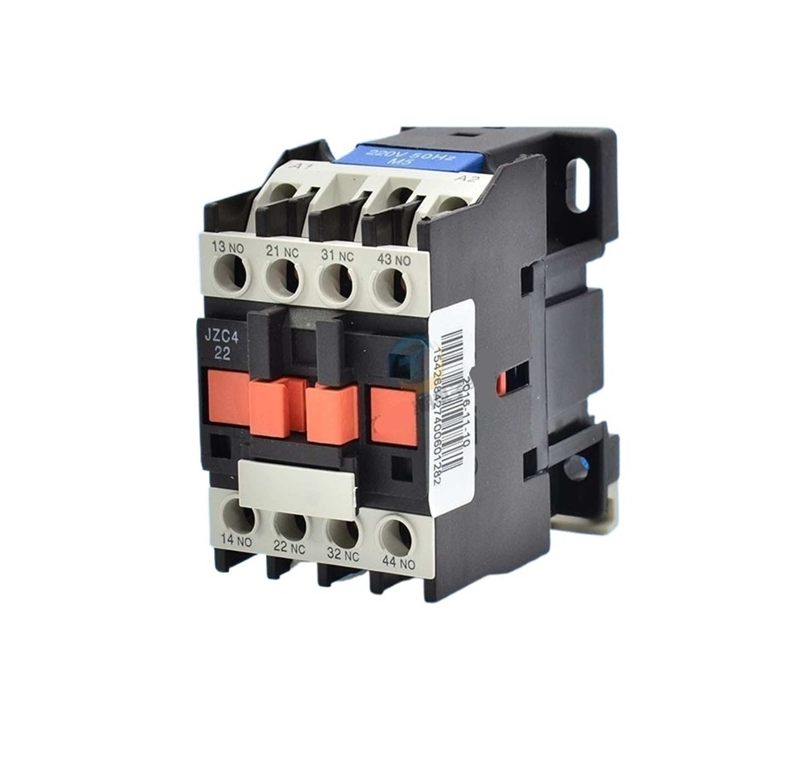 Contactor de relé JZC4-22 con dos contactos abiertos y dos cerrados bobina de 380V 4
